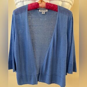 Tommy Bahama blue women’s cardigan size M